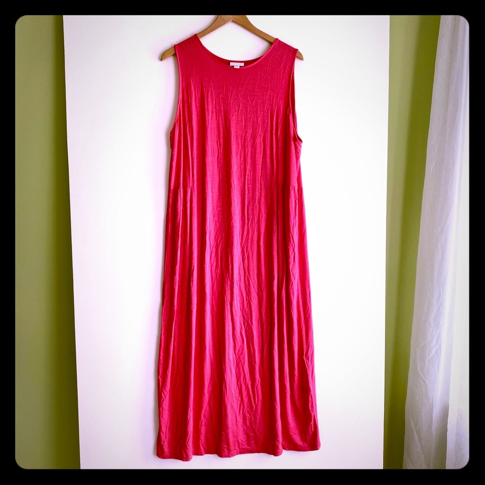 J. Jill maxi dress in pomegranate